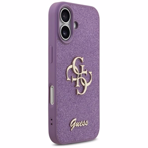 Guess Fixed Glitter Big 4G ümbris jaoks iPhone 17 - lilla