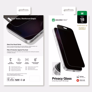 AmazingThing Titan Vision 30 privaatsusklaas mudelile iPhone 18 Pro