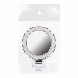 Phone stand CIRCLE MIRROR - stick-on - hõbedane