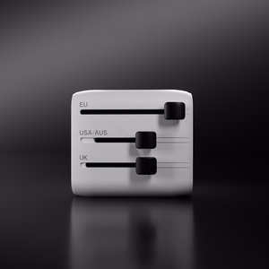 SBS TEADAPTUNI universal travel adapter - valge