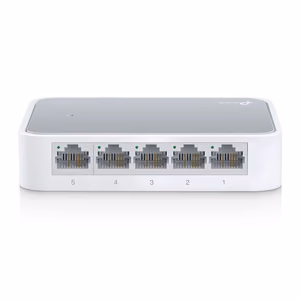 TP-Link TL-SF1005D Managed Fast Ethernet (10/100) valge