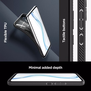 Spigen Liquid Air Ümbris jaoks Samsung Galaxy A54 5G - Matte must