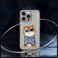 Nimmy Glasses Cool Cat Ümbris jaoks iPhone 15 Pro Max - Hall