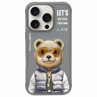 Nimmy Cool&Cute 2.0 Bear Ümbris jaoks iPhone 16 Pro Max - Hall