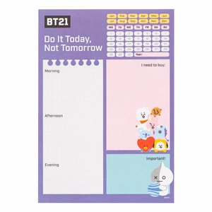 BT21 A5 päevaplaneerija