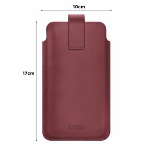 Tech-Protect SM65 ümbris jaoks 6.0-6.9" smartphones - burgundia