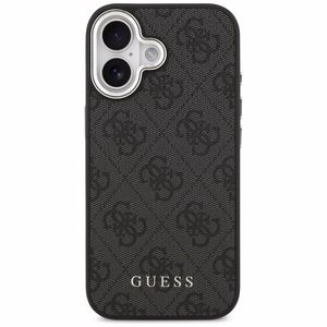 Guess 4G Classic Logo MagSafe ümbris iPhone 17 jaoks, must