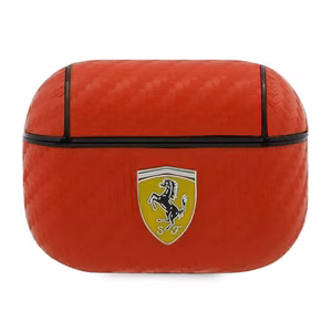 Ferrari FESAPCARE AirPods Pro cover red/red On Track PU Carbon