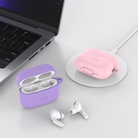 Tech-Protect Silicone Hook Ümbris jaoks Apple AirPods Pro 1 / 2 - Oranž