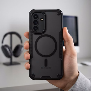 Tech-Protect Rugged Shield MagSafe ümbris mudelitele Samsung Galaxy A17 / A18 / A26 4G / 5G, mattmust