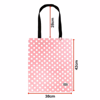 Shopping bag Wonder pattern 2 light roosa polka-dot