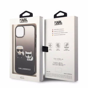 Karl Lagerfeld KLHCP14STGKCK iPhone 14 6,1 "hardcase must / must Gradient Ikonik Karl & Choupette