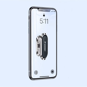 Autoeholder Wozinsky WMH-06 hõbedane (magnetiline / kleepuv alus)