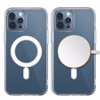 Anti Shock 1,5 mm Mag ümbris jaoks iPhone 13 Mini 5,4" läbipaistev big hole