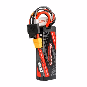 Lipo Gens ace G-Tech 1100 mAh 11,1 V 3S1P 60C GRP-76 kõvakorpusega aku XT60-pistikuga