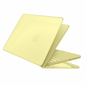 Tech-Protect Softshell ümbris MacBook Neo 13 2026 jaoks - matt kollane
