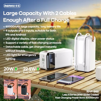 External battery Akupank Remax RPP-565 22.5W 60000mAh hall