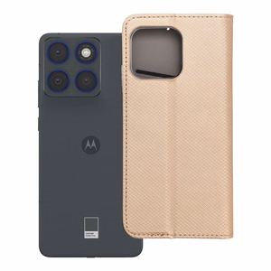 SMART CASE Book ümbris Motorola Edge 70 jaoks - kuldne