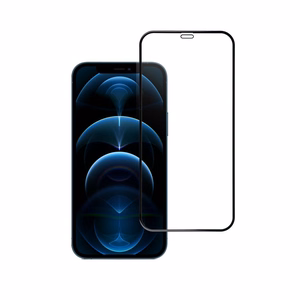 Закалённое стекло для iPhone 12 / 12 Pro (full glue) Blue Star 5D чёрное