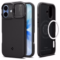 Spigen Optik Armor MagSafe ümbris jaoks iPhone 17 - must