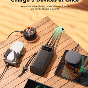 Powerbank Veger Tank Boost (W5001C) PD QC3.0 5A 130W 56000 mAh black