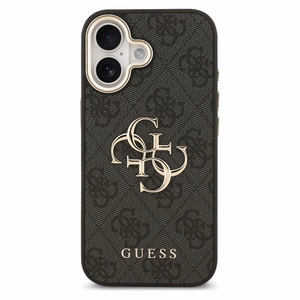 GUESS ümbris jaoks IPHONE 17 GUHCP17S4GMGCGR (PU W/ Big 4G Classic Logo) kuldne must