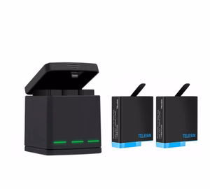 Telesin Box three-channel laadija jaoks GoPro Hero 5/6/7/8 + 2 batteries (GP-BNC-801)