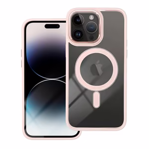 COLOR EDGE MAG COVER Ümbris compatible with MagSafe jaoks IPHONE 14 Pro Max roosa