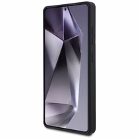 Mercedes Silicone Contrasted Curves MagSafe Ümbris jaoks Samsung Galaxy S25 Ultra - must