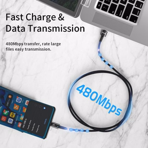 USB kaabel Essager Morning Glory sinine Type-C 200cm (kuni 7A)