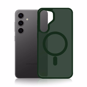 3mk Smoke MagCase Samsung Galaxy S25 jaoks - roheline-läbipaistev