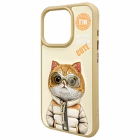 Nimmy Cool&Cute 2.0 Cat Ümbris jaoks iPhone 15 Pro Max - Roheline