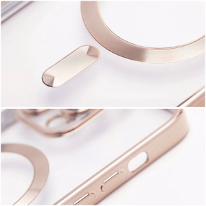 ELECTRO MAG COVER case compatible with MagSafe jaoks IPHONE 16 Pro Max brown
