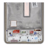 LCD Display jaoks SAMSUNG A53 A536 HARD OLED with frame hõbedane