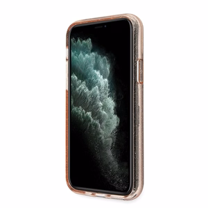 Guess GUHCN58PCGLPI iPhone 11 Pro розовый/розовый жёсткий чехол Glitter