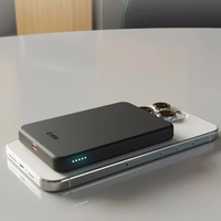 SBS Mag Power Qi2 5000 mAh energiapank, mis ühildub MagSafe'iga - must