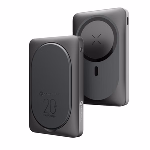 Powerbank совместимый с MagSafe Forcell F-Energy MagStand F10K2 QC3.0 PD 5A 20W 10000 mAh черный