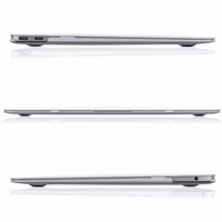 Tech-Protect SmartShell Ümbris jaoks MacBook Air 13" M2 / M3 / 2022-2024 - Clear-Glitter