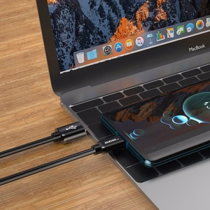 Dudao cable USB cable - USB Type C Super Fast Charge 1 m black (L5G-Black)