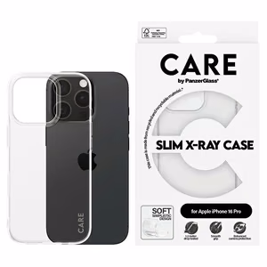 CARE by PanzerGlass X-Ray Soft Basic Ümbris iPhone 16 Pro 6.3" Clear/Läbipaistev 1442