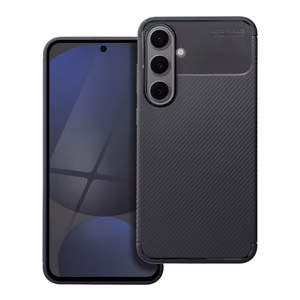 Ümbris CARBON PREMIUM jaoks SAMSUNG S24 FE must