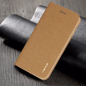 Чехол-книжка Vennus с рамкой для Samsung Galaxy S24 Ultra золотой