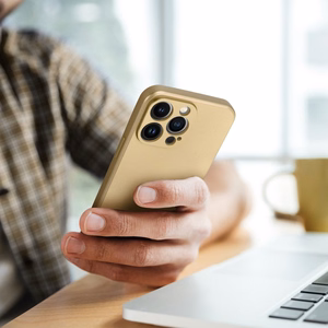 METALLIC Ümbris jaoks IPHONE 17 kuldne