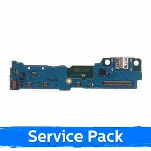 Laadimispesa ühilduv Samsung T810 / T815 Tab S2 9.7'' koos flex-kaabliga / hõbedane (Service Pack)