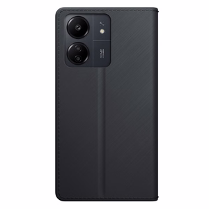 3mk Wallet Ümbris jaoks Xiaomi Redmi 13C/Poco C65 - must