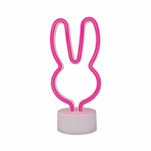 Neon LED on alus RABBIT roosa USB-C FSC-10 Forever Light
