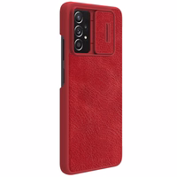 Nillkin Qin nahast ümbris Samsung Galaxy A73-le punane