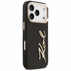 Karl Lagerfeld Karl Script Logo Ümbris jaoks iPhone 17 Pro - Must
