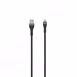 SEEK TOTI USB A to Type-C, 2m Braided Cable 3A, Black