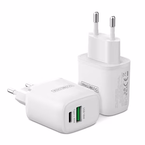 Dux Ducis Duzzona wall laadija T2 - USB + Type C - PD 30W valge